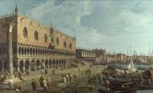 212/canaletto - the doge's palace and the riva degli schiavoni